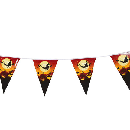 Les sorcières de la ligne de drapeau d'Halloween