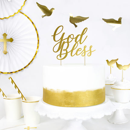 Guirlande de mariage colombe or 86cm