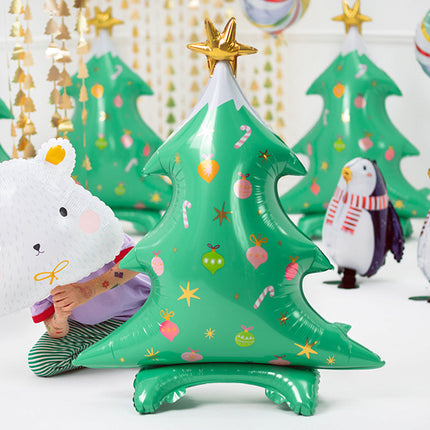 Ballon à l'hélium arbre de Noël vide 94cm