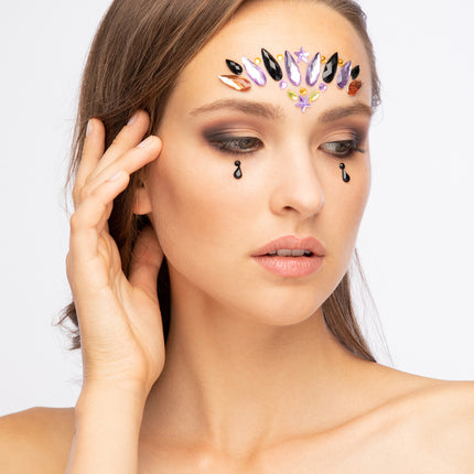 Moon Terror Halloween Bijoux de visage Evil Queen