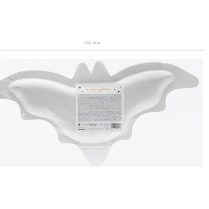 Enseignes d'Halloween Chauve-souris Or 37.5cm 6pcs