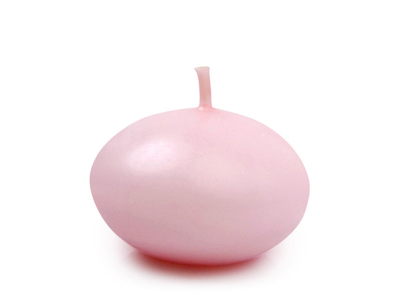Bougies flottantes rose 4cm 50pcs