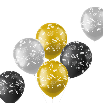 Ballons de la Saint-Sylvestre 6pcs