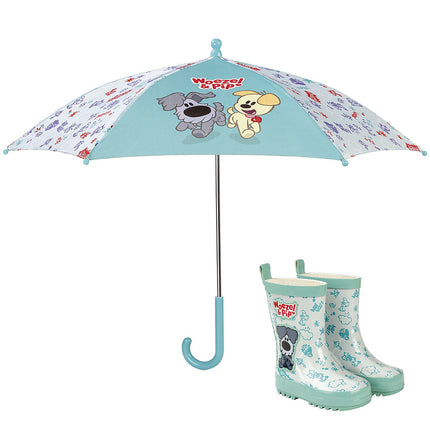 Parapluie vert Woezel et Pip 57cm