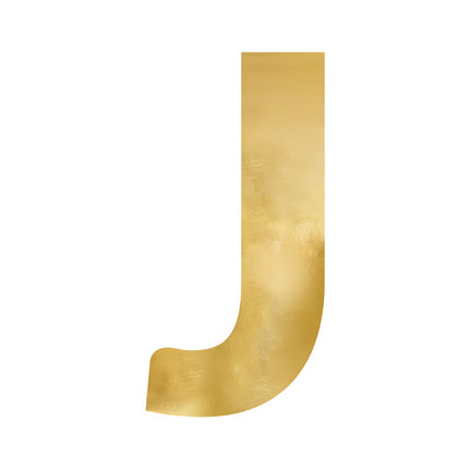 Miroir lettre J Or 61cm