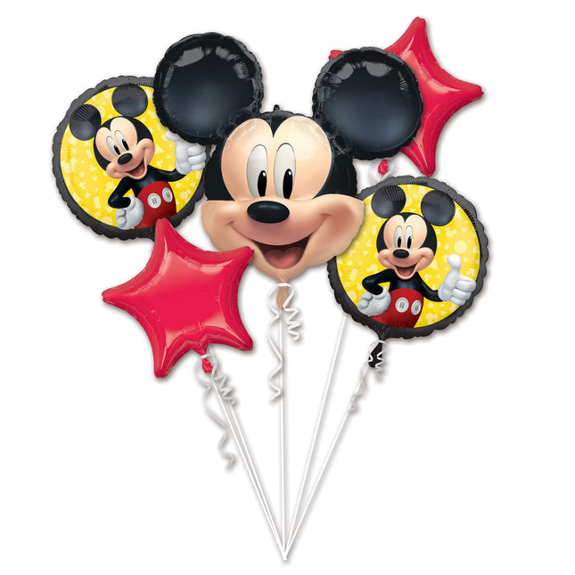 Ensemble de ballons à l'hélium Mickey Mouse 5 pièces