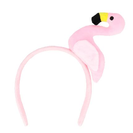 Peluche bandeau à cheveux Flamant