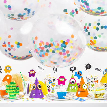Ballon confetti 1m