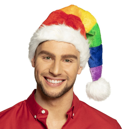 Bonnet de Noël Arc-en-ciel