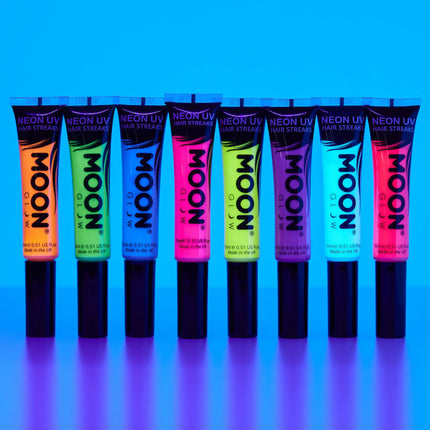 Moon Glow Neon UV Hair Streaks Vert intense 15ml