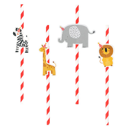 Pailles Safari Papier 20cm