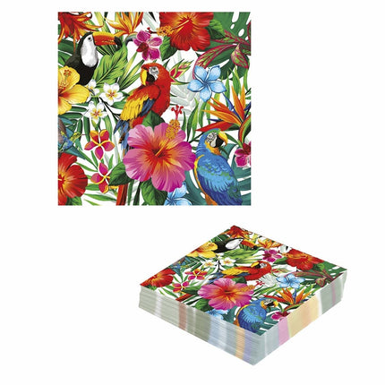 Serviettes de table Hawaii 33cm 12pcs