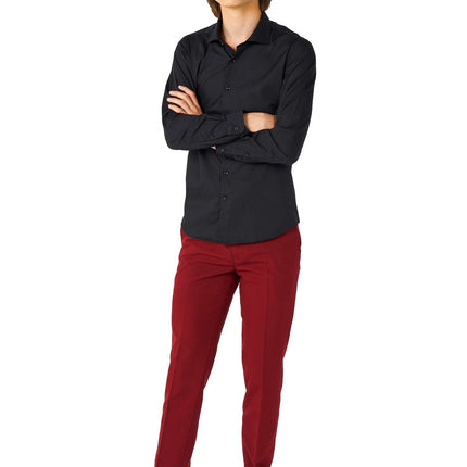 Chemise noire Garçon Ado <tc>OppoSuits</tc>