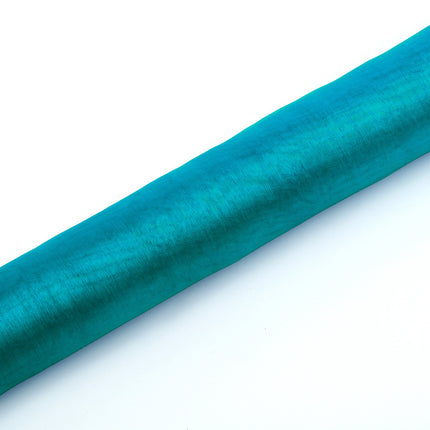 Tissu organza turquoise 36cm 9m
