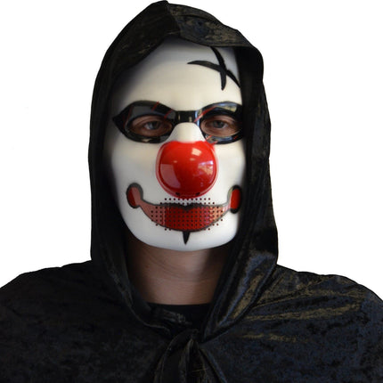 Masque de clown nez rouge