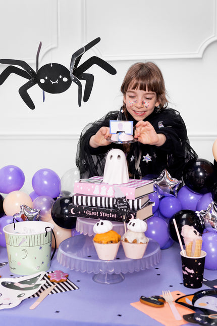 Décoration suspendue d'Halloween Araignées 5pcs
