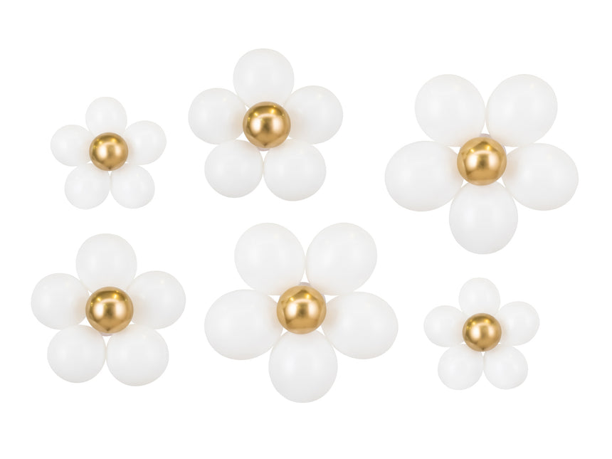 Jeu de ballons Fleurs 6pcs