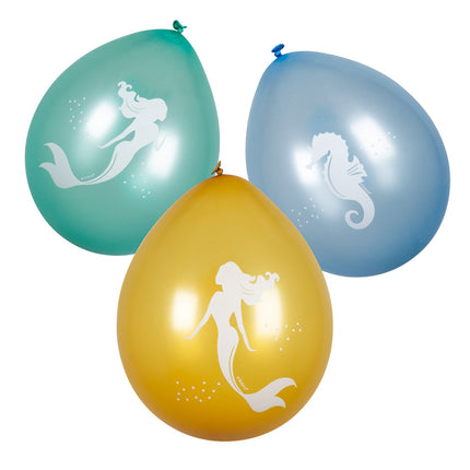 Ballons de sirène 25cm 6pcs