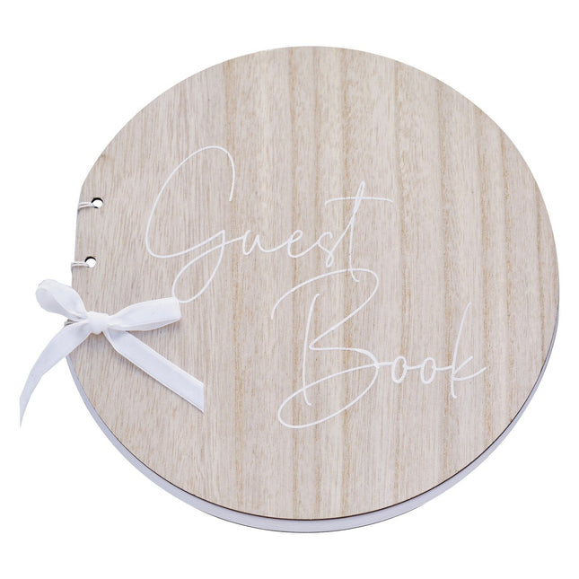 Livre d'or de mariage rond 21cm
