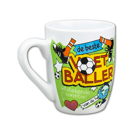 Mug footballeur 12cm