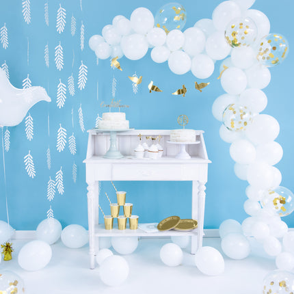 Guirlande de mariage colombe or 86cm