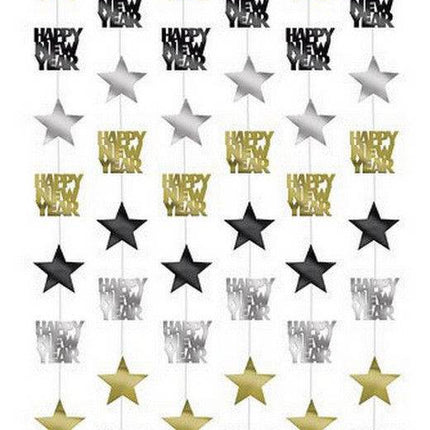 Étoile de décoration suspendue pour le Nouvel An 2.1m 6pcs
