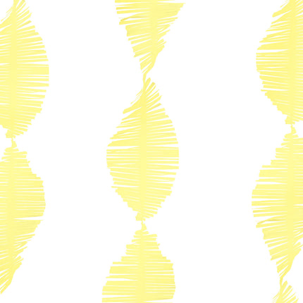 Guirlande jaune Frange en crêpe 3m