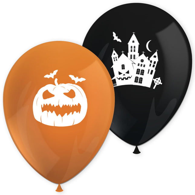 Ballons d'Halloween 8pcs