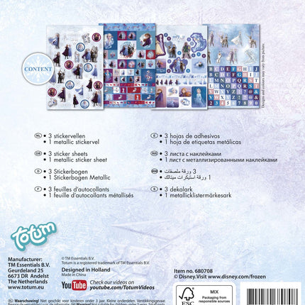 Livre d'autocollants Frozen