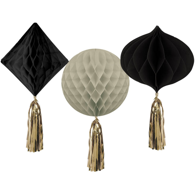 Nombres d'or noirs 3pcs
