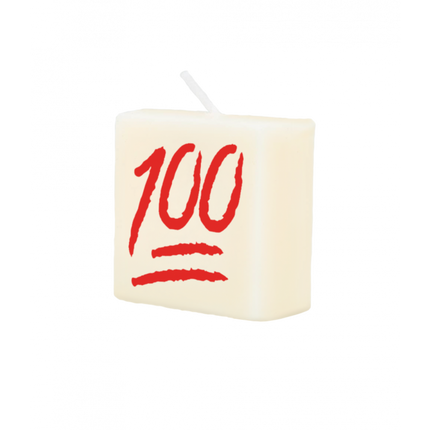 Bougie lettre 100 4cm