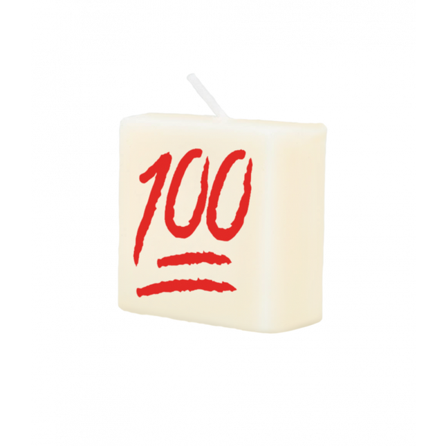 Bougie lettre 100 4cm