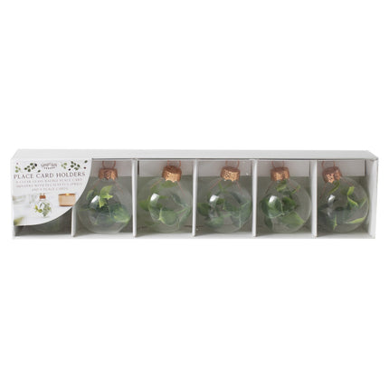 Porte-cartes de visite Eucalyptus 4cm 6pcs