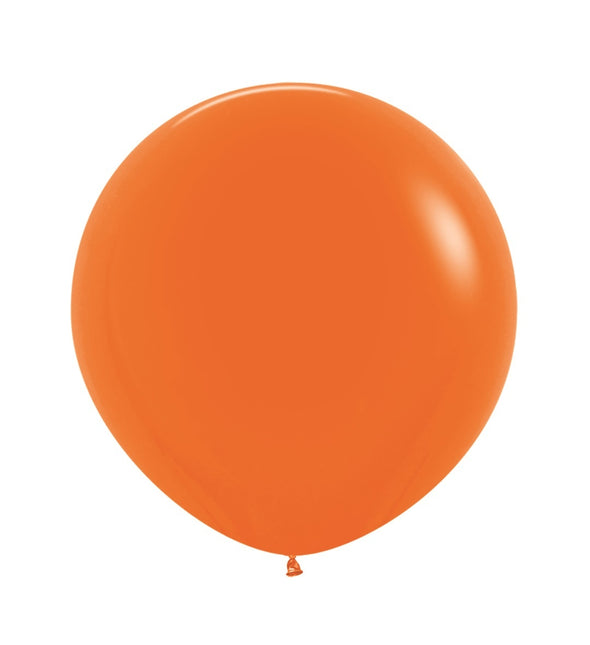 Ballons de baudruche Orange 61cm 10pcs