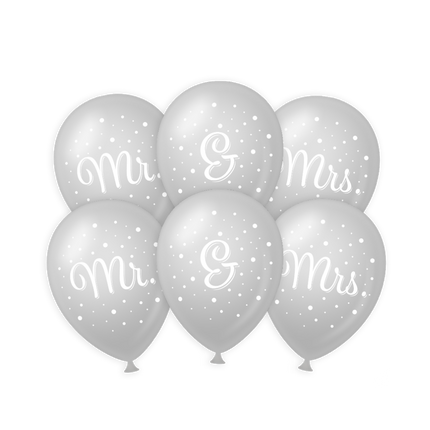 Ballons de mariage Mr et Mme 30cm