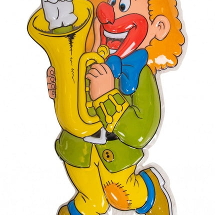 Décoration murale Clown Veste verte 60cm