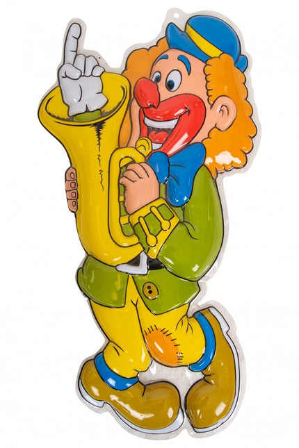Décoration murale Clown Veste verte 60cm