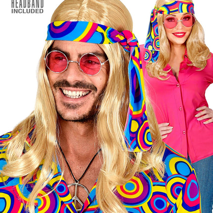 Perruque Disco 70S Blonde