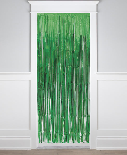Rideau de porte vert 2m