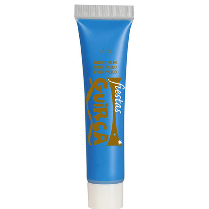 Tube de maquillage bleu fluo 10ml