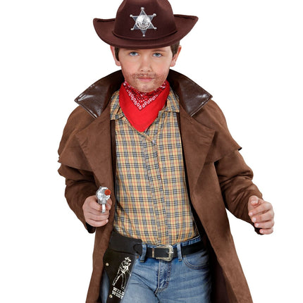 Faux pistolet de cow-boy 18cm
