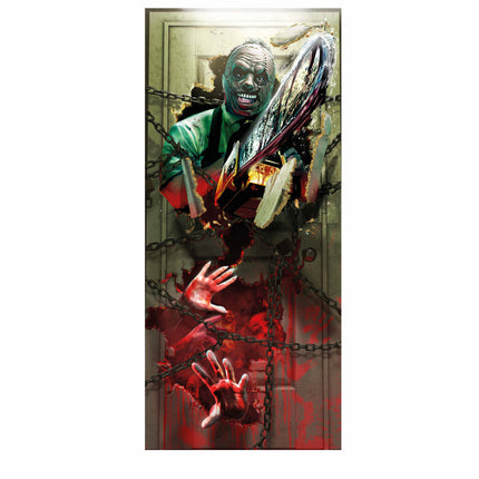 Poster Halloween Tronçonneuse 1.8m