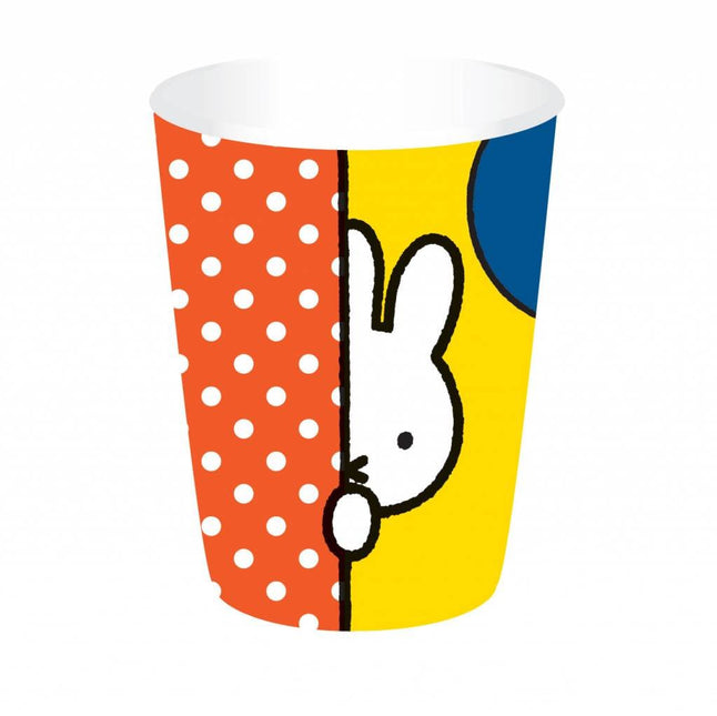 Gobelets Miffy en carton 250ml 8pcs