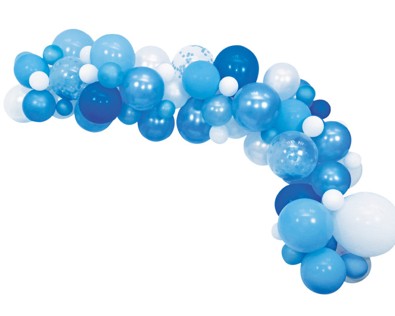 Arche de ballons fait maison set bleu 4m