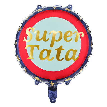 Ballon à l'hélium Super Tata vide 45cm