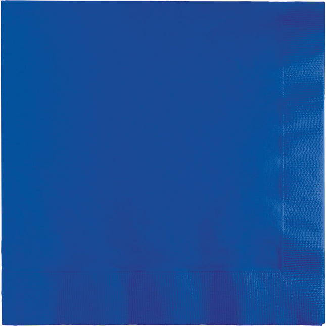 Serviettes de table bleues 33cm 20pcs