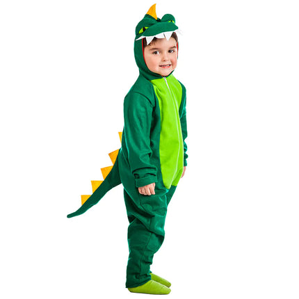 Costume de dragon garçon vert