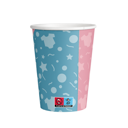 Coupes de révélation du sexe 9cm 8pcs