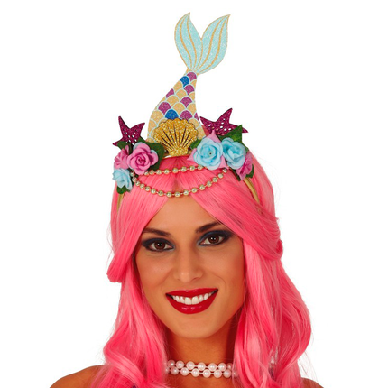 Bandeau de cheveux de sirène Fleurs