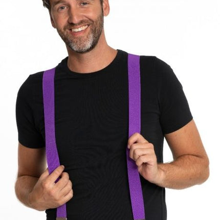 Bretelles violettes